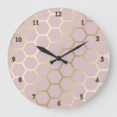 faux foil honeycomb grote klok (Voorkant)