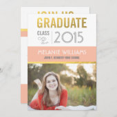 Faux Folie Afstuderen Kaart (Voorkant / Achterkant)