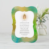 Faux Folie Arabian Bollywood Celebration of Life Kaart (Staand voorkant)