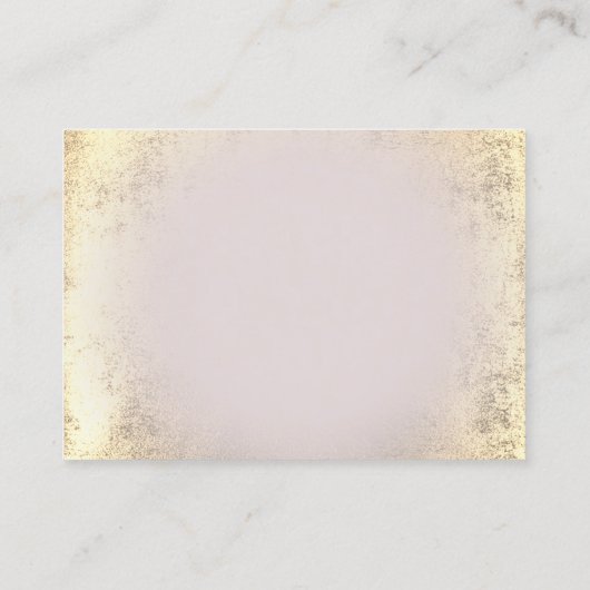 faux folie dank u kaart visitekaartje (Achterkant)