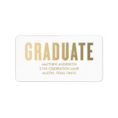 Faux Folie Edition 2 | Etiket adres Afstuderen (Voorkant)