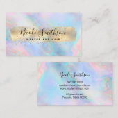 faux folie faux iridescence design visitekaartje (Voorkant / Achterkant)