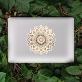 Faux Folie Gold Hand Drawn Mandala Sticker