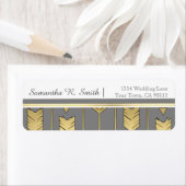 Faux Folie Golden Arrows Grijs Etiket (Insitu)