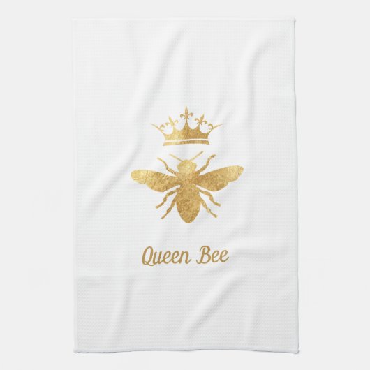 faux folie koningin bijen theedoek (Verticaal)