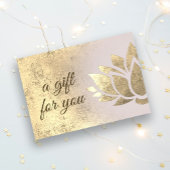 faux folie lotus gift