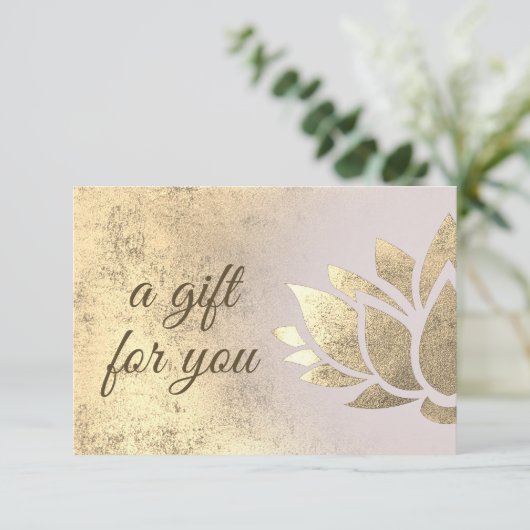 faux folie lotus gift (Staand voorkant)