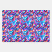 Faux folie patroonpartij inpakpapier vel (Voorkant)