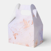 Faux Folie Roos Gold en Serenity Paint Texture Bedankdoosjes (Achterkant)