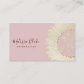 faux folie zonnebloempitten visitekaartje (Voorkant)