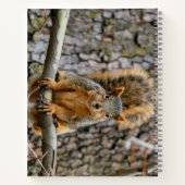 Faux fox eekhoorn notitieboek (Achterkant)