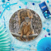 Faux fox eekhoorn papieren bordje (Feest)