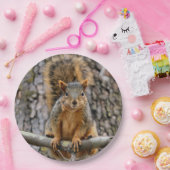 Faux fox eekhoorn papieren bordje (Feest)