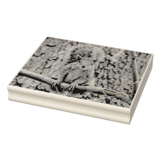 Faux fox eekhoorn rubberstempel (Stempel)