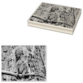 Faux fox eekhoorn rubberstempel (Gestempeld)