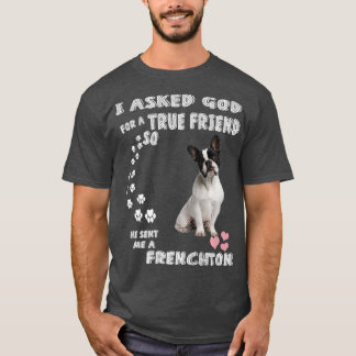 Faux Frenchbo Dog mam Froston Dad Costume Cute T-shirt