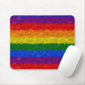 Faux Furry Rainbow-Muismat Muismat (Met muis)