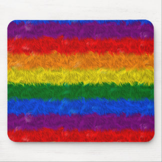 Faux Furry Rainbow-Muismat Muismat
