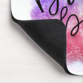Faux Galaxy Waterverf Rainbow Dream Big Muismat (Hoek)