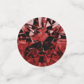 Faux Garnet Red Diamond Confetti (Kleine voorkant)
