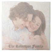 Faux gebarsten  Foto Nieuwe Baby Tegeltje (Voorkant)