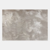 Faux, geborsteld aluminium, opvulpapier inpakpapier vel (Voorkant)