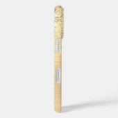 Faux geborsteld goud metaal, glitter, scriptnaam Case-Mate iPhone case (Achterkant / Rechts)