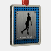 Faux, geborsteld metaal; Afbeelding Schatting Metalen Ornament (Rechts)