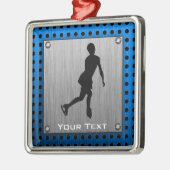 Faux, geborsteld metaal; Afbeelding Schatting Metalen Ornament (Links)