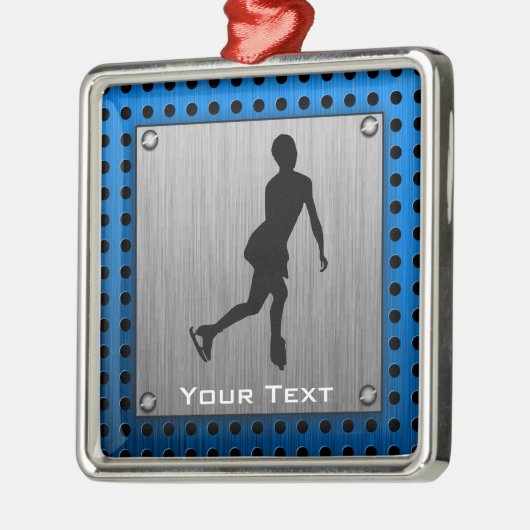 Faux, geborsteld metaal; Afbeelding Schatting Metalen Ornament (Links)