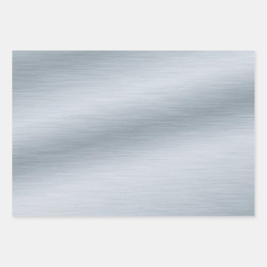 Faux, geborsteld metaal - Gold Silver Bronze Inpakpapier Vel (Voorkant 2)