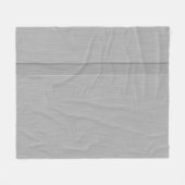 Faux, geborsteld metaal met groef fleece deken (Voorkant (Horizontaal))