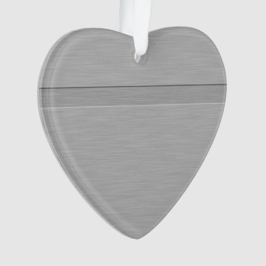 Faux, geborsteld metaal met groef ornament (voorkant)