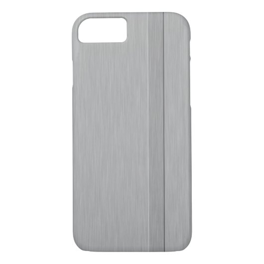 Faux geborsteld metaal met verhoogde streep Case-Mate iPhone case (Achterkant)