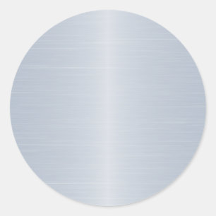Faux geborsteld metaal roestvrij staal achtergrond ronde sticker
