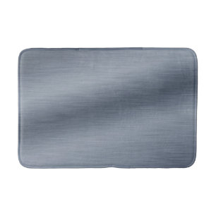 Faux, geborsteld staal, elegante achtergrond badmat