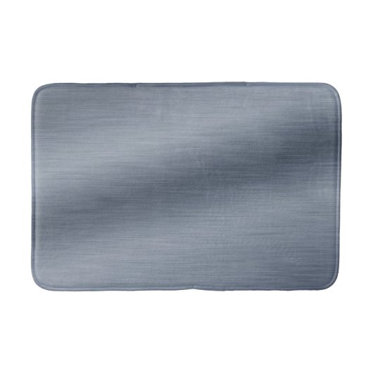 Faux, geborsteld staal, elegante achtergrond badmat (Voorkant)