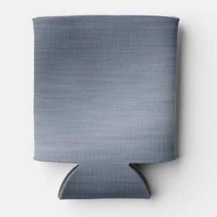 Faux, geborsteld staal, elegante achtergrond blikjeskoeler