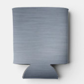 Faux, geborsteld staal, elegante achtergrond blikjeskoeler (Achterkant)