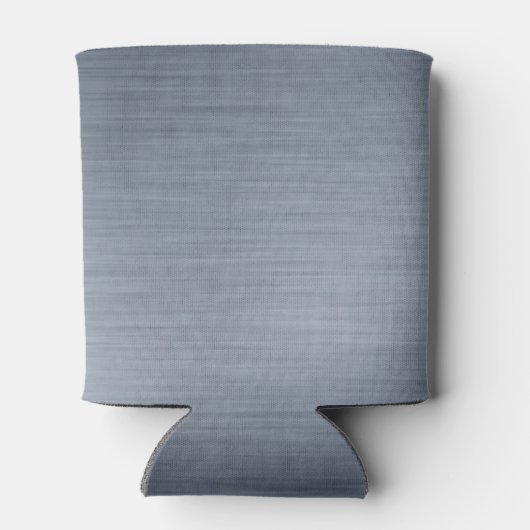 Faux, geborsteld staal, elegante achtergrond blikjeskoeler (Achterkant)