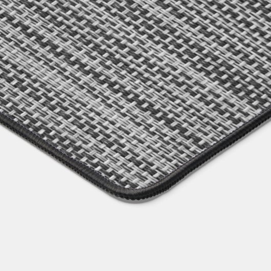 Faux gebreide bureau mat (Hoek)