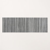 Faux Gebreide Grijze Yoga Mat (Voorkant (horizontaal))