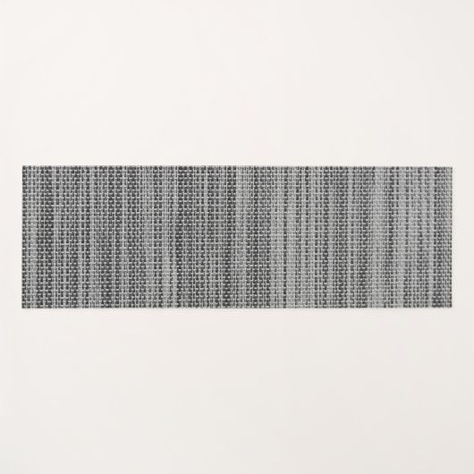 Faux Gebreide Grijze Yoga Mat (Voorkant (horizontaal))