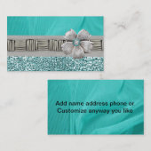 Faux-gem, juwelen- en ringsteenvisitekaartjes visitekaartje (Voorkant / Achterkant)