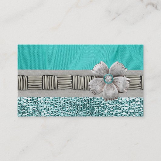 Faux-gem, juwelen- en ringsteenvisitekaartjes visitekaartje (Voorkant)