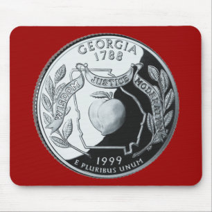 Faux Georgia State Quarter Muismat