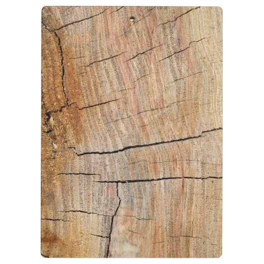 Faux-gerookte boomstammen klembord (Achterkant)