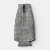 Faux getextureerde metalen blik / fleshouder Jouw  Flesjeskoeler (Achterkant)