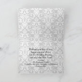 Faux Gift Box Stijl Bow Seizoen Groeten Kaart (Binnen)