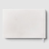 Faux gilded roos gold botanical elegant bruiloft gastenboek (Achterkant)